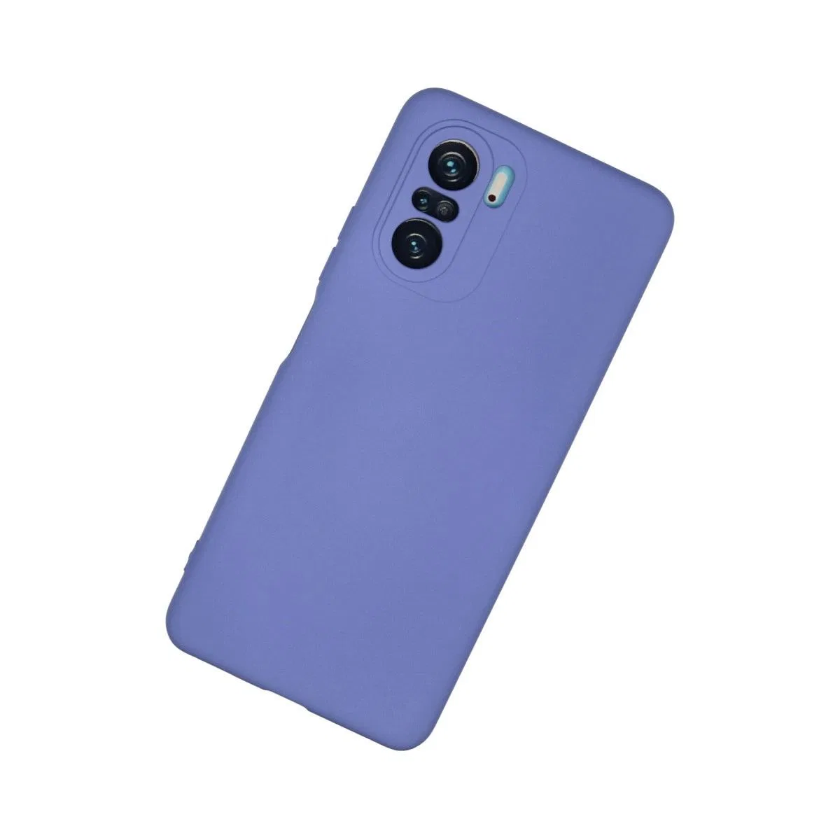 Xiaomi Poco F3 Kılıf Nano İçi Kadife Silikon - Lila görsel 2