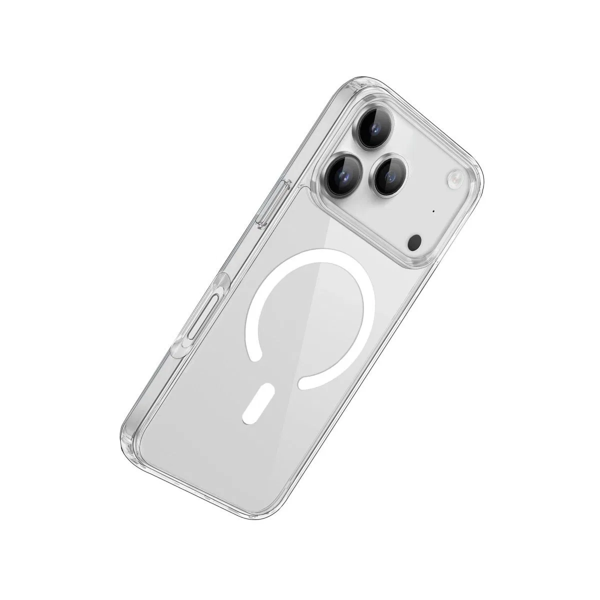 Apple İphone 17 Pro Max Kılıf Pc Real Magsafe Kapak - Şeffaf görsel 3