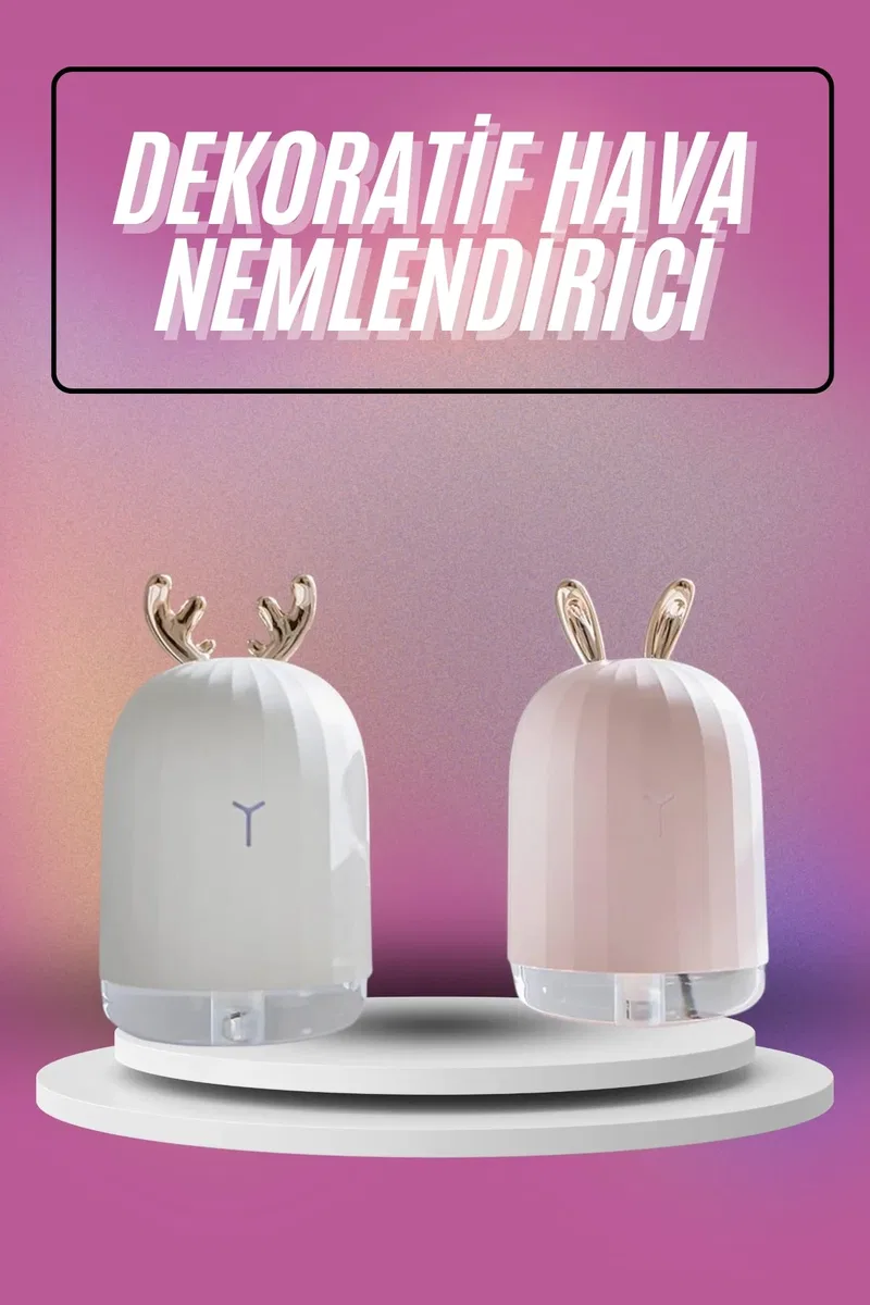 Hava Nemlendirici Ultrasonik Aromaterapi Difüzör Tavşan Nemlendirici