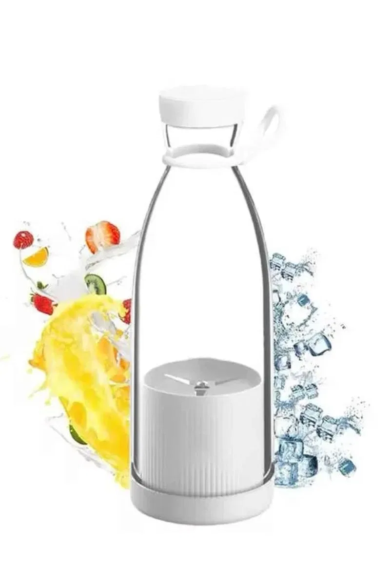 u Geçirmez Kablosuz Şarjlı Dayanıklı Taşınabilir Mini Blender görsel 4