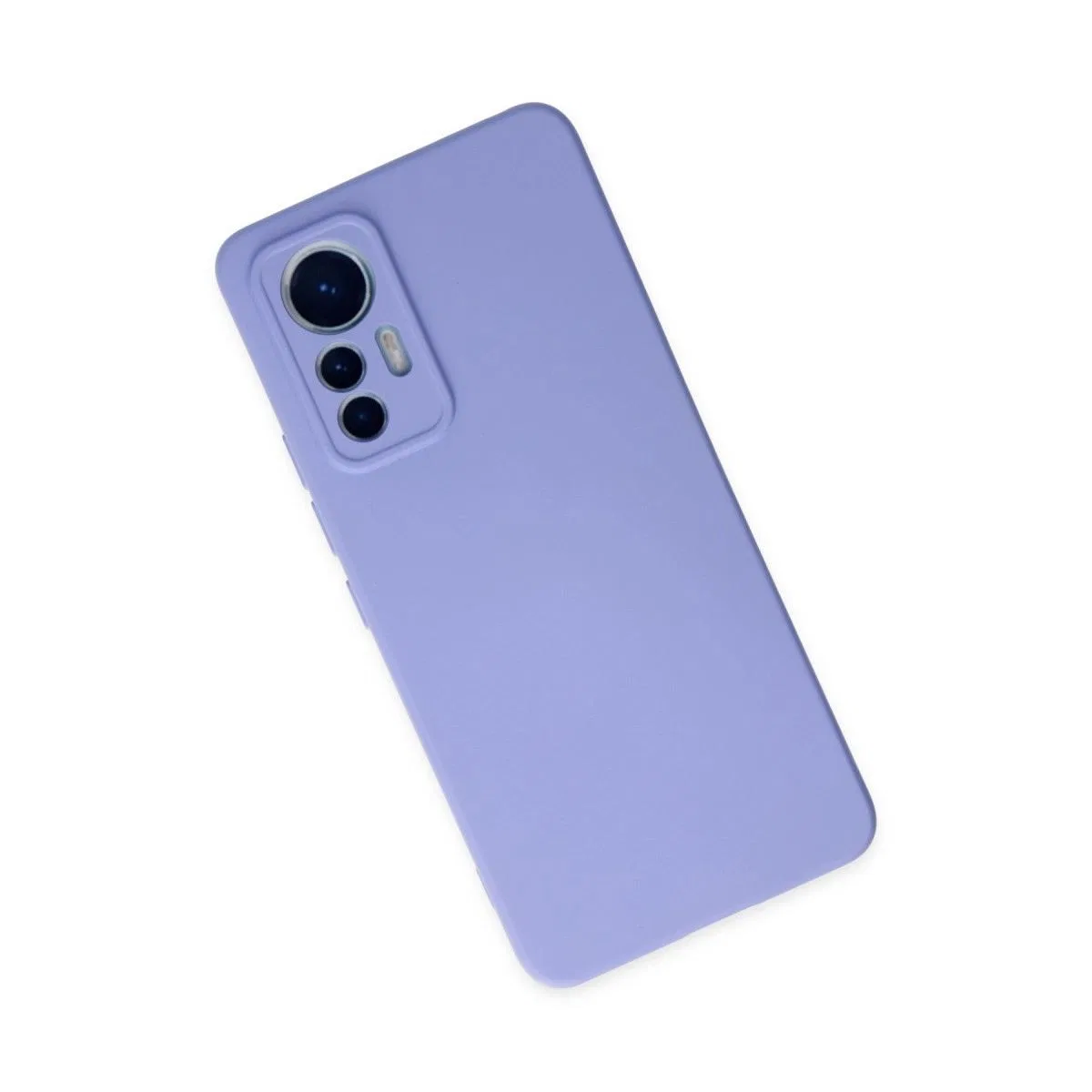 Xiaomi Mi 12 Lite Kılıf Nano İçi Kadife Silikon - Lila görsel 3