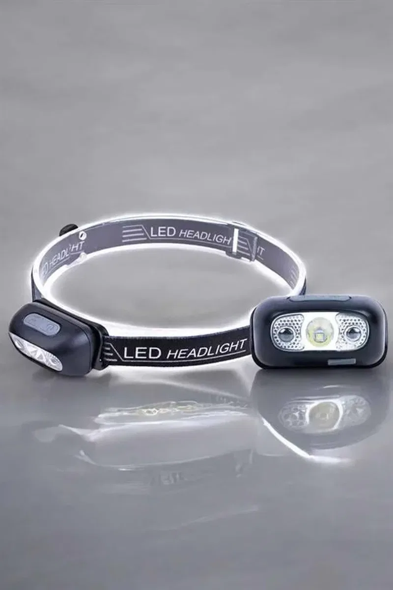 Kamp Lambası Led Işık Kafa Lambası Balıkçı Lambası Ayarlanabilir görsel 5