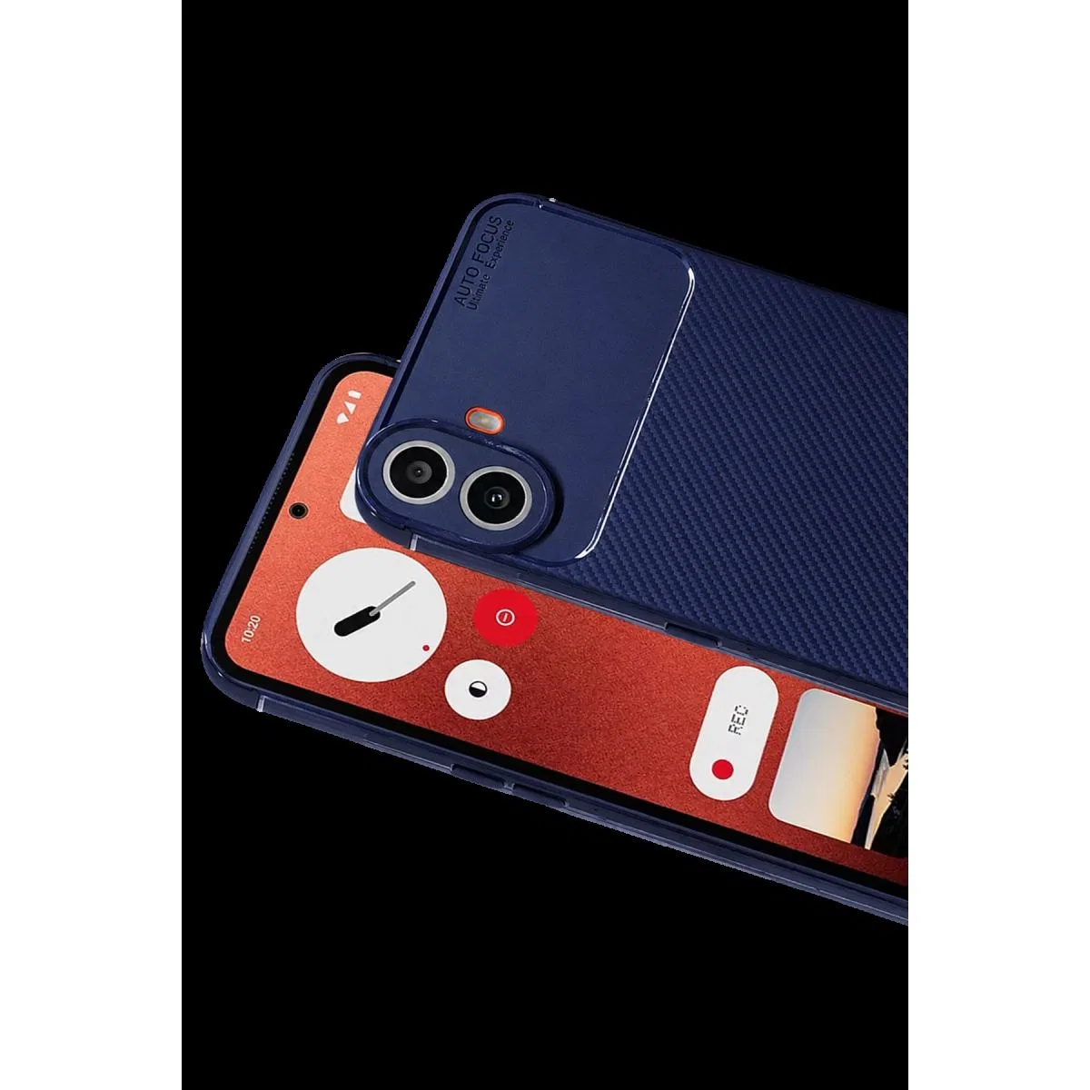 Newface Nothing Phone Nothing Cmf Phone 1 Auto Focus Karbon Kapak - Lacivert görsel 2