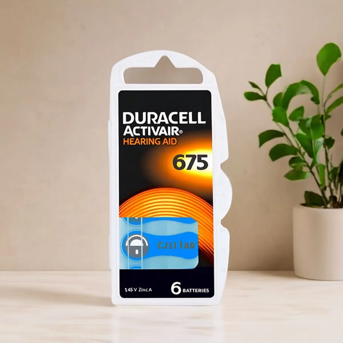 675 İşitme Cihazı Pili 6'lı