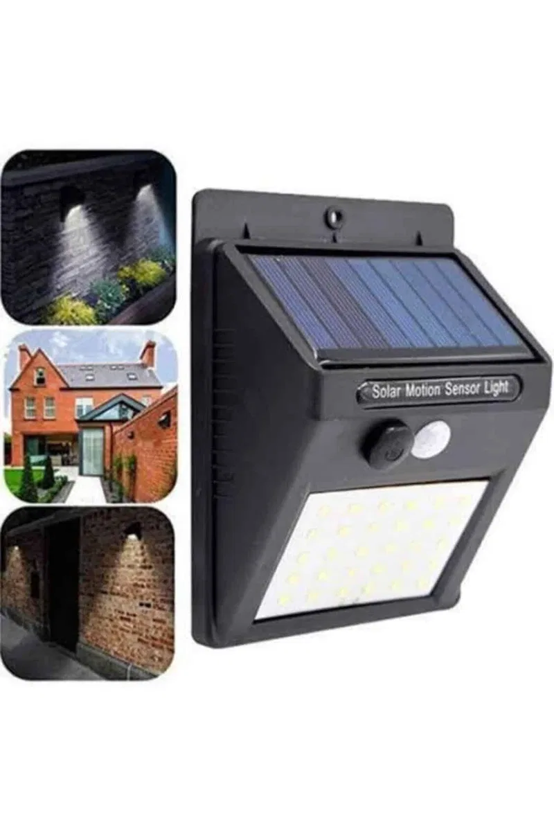 Bahçe Aydınlatması Güneş Enerjili Led Işık Lamba Sensörlü Dekoratif Yeni Nesil görsel 4