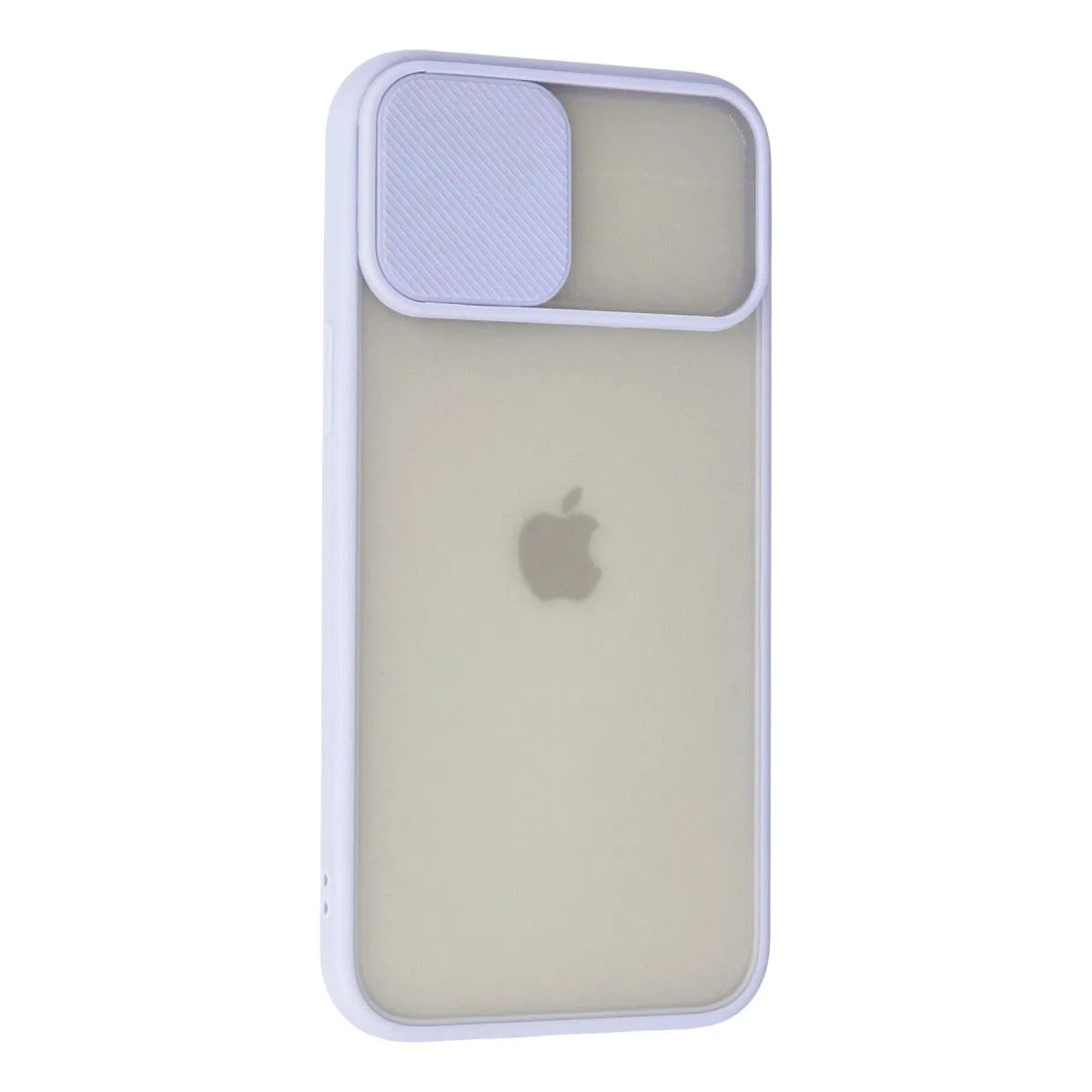 Apple İphone 12 Pro Max Kılıf Palm Buzlu Kamera Sürgülü Silikon - Lila görsel 3