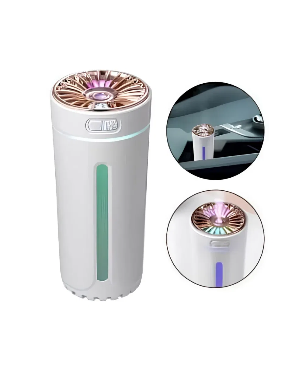 Mini Araç Nemlendirici 5 Esans Hediyeli USB Işıklı Koku Difüzörü görsel 3
