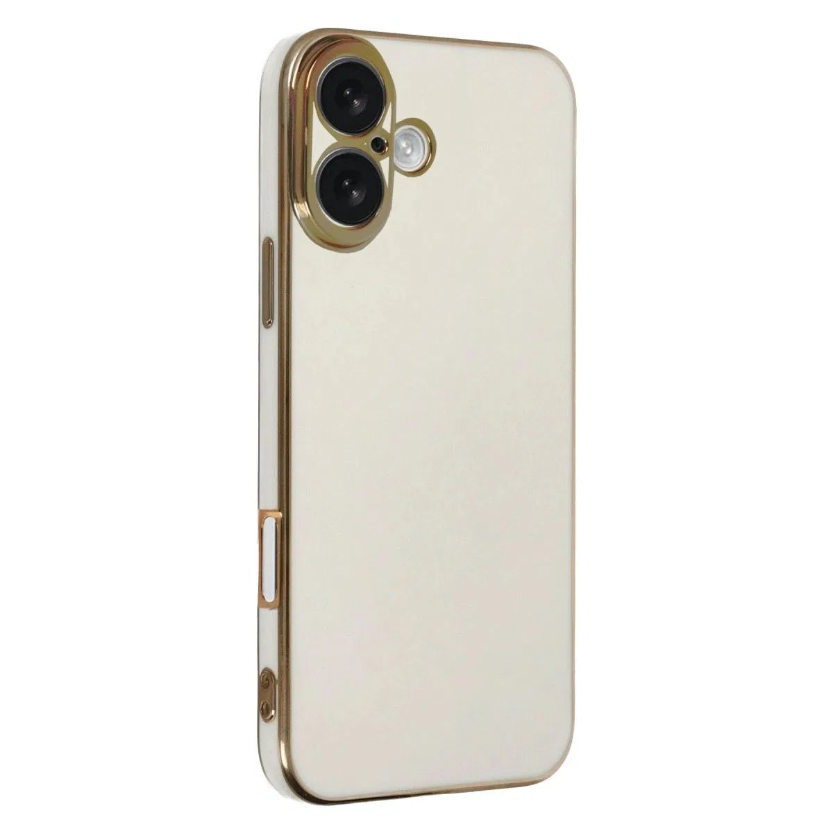 Apple İphone 16 Kılıf Volet Silikon - Beyaz