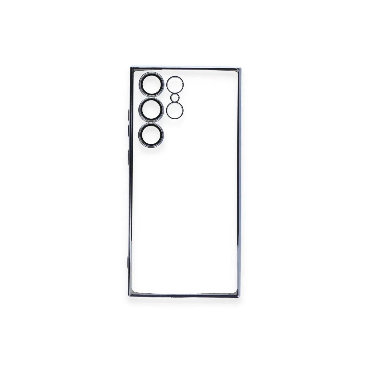 Samsung Galaxy S23 Ultra Kılıf Razer Lensli Silikon - Açık Mavi görsel 3