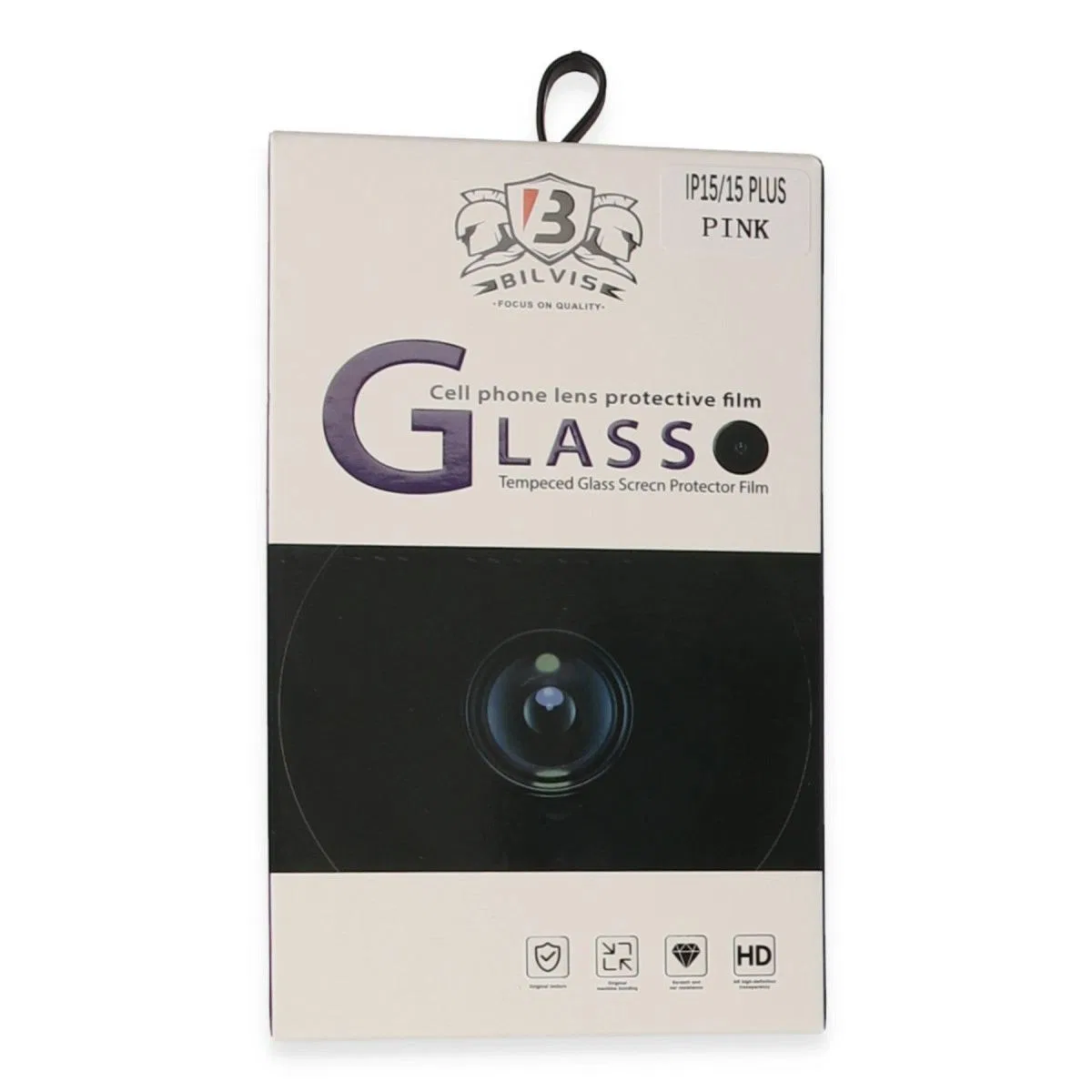 Apple İphone 15 Bilvis Titan Kamera Lens - Pembe görsel 3