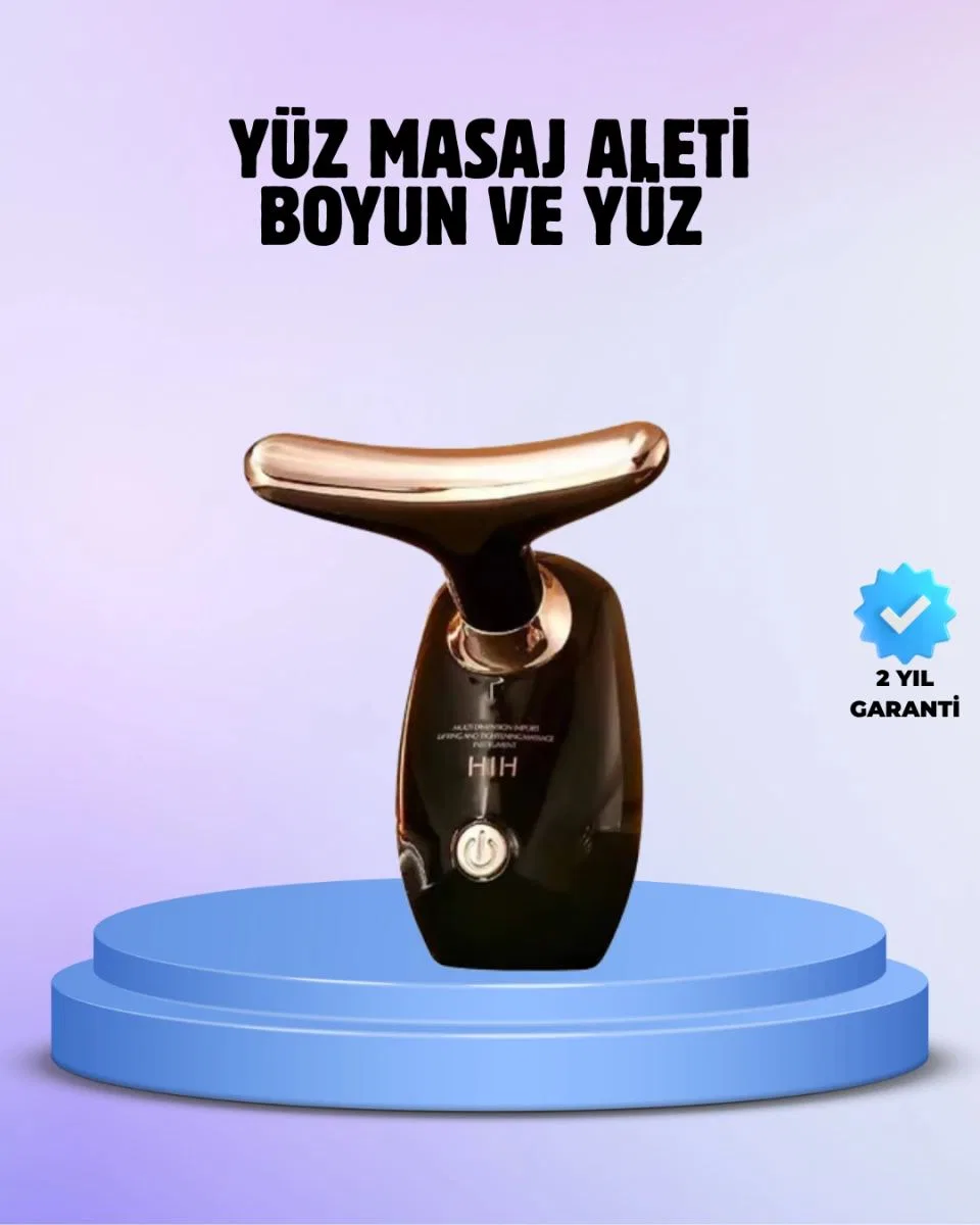 Yüz Masaj Aleti Boyun Ve Yüz Ems Güzellik Cihazı Cilt Sıkılaştırma Cilt Gençleştirme Cihazı