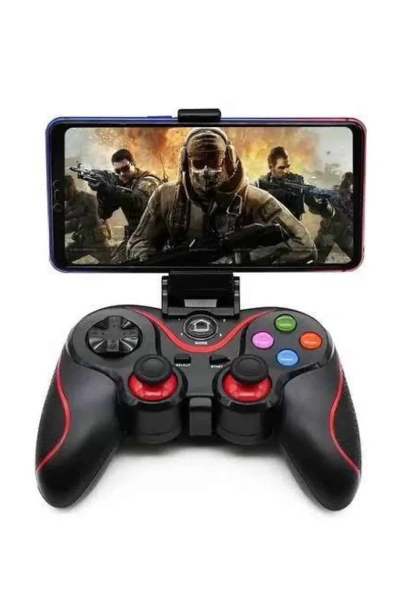 Joystik Gamepad Bluetooth Telefon Tutucu Oyun Kolu Telefon Android Uyumlu görsel 5