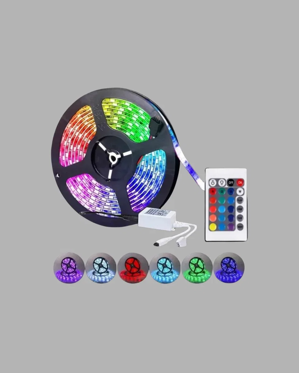 Smart Şerit LED Işık – Uzaktan Kumandalı, USB Girişli, Müzik Modlu görsel 2