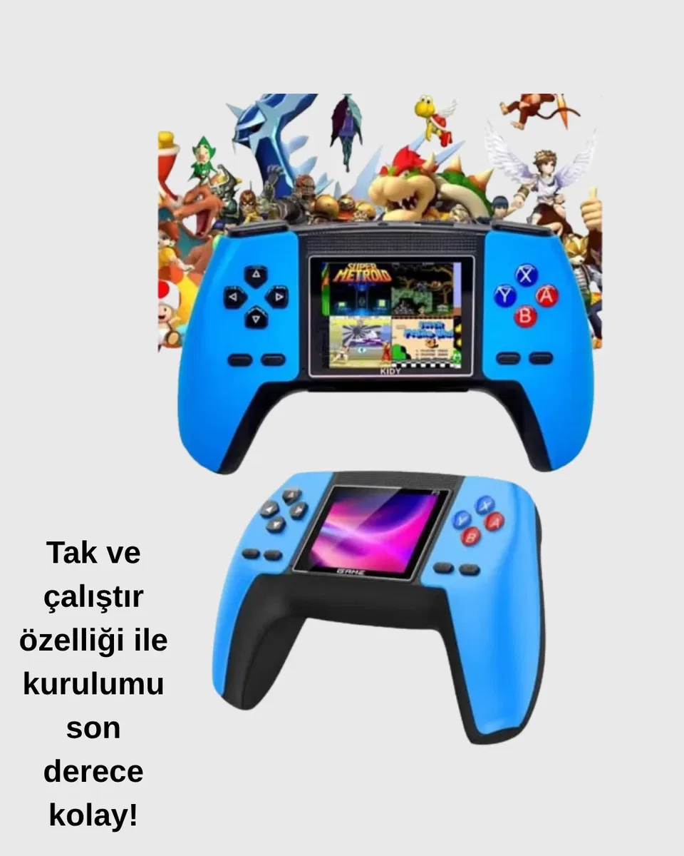 P5 Retro GamePad | 520 Klasik Oyunlu Mini Oyun Konsolu görsel 4