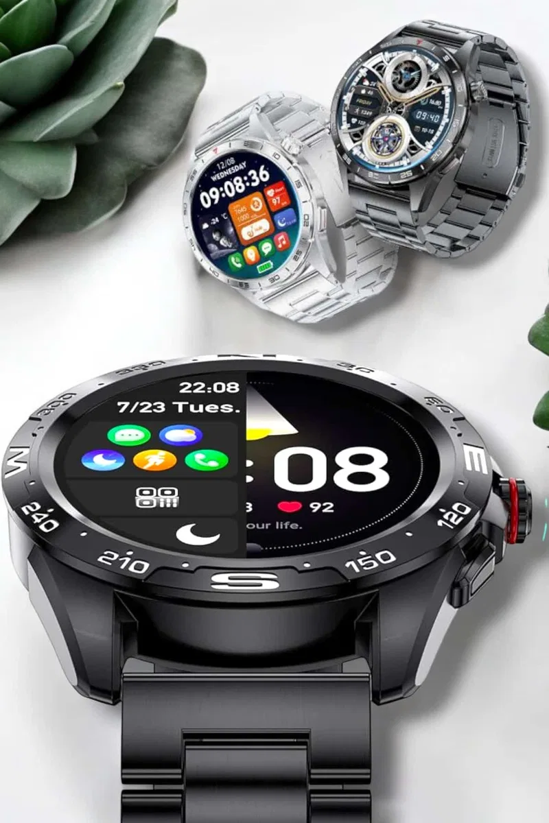 Akıllı Saat Sağlık ve Fitness Takibi Bluetooth Bağlantılı Dokunmatik Ekran görsel 2