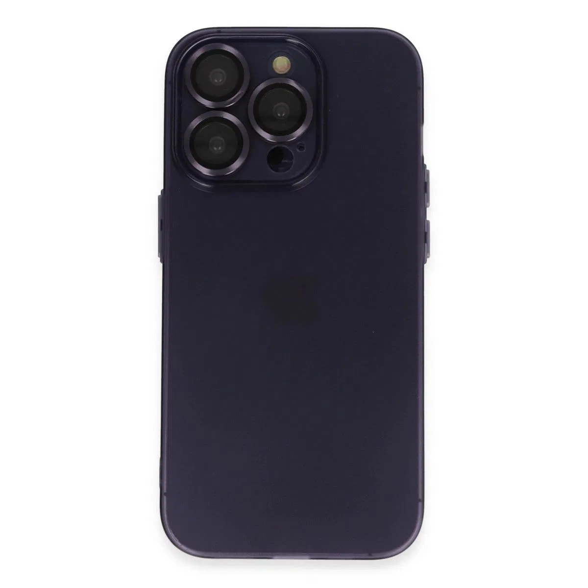 Apple İphone 14 Pro Max Kılıf Luko Lens Silikon - Siyah