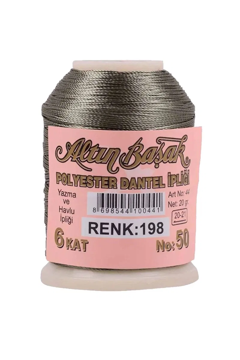 3 Adet Altınbaşak Oya ve Dantel İpi 20 gr - Royaleks - No: 074 - 696 - 198 görsel 3