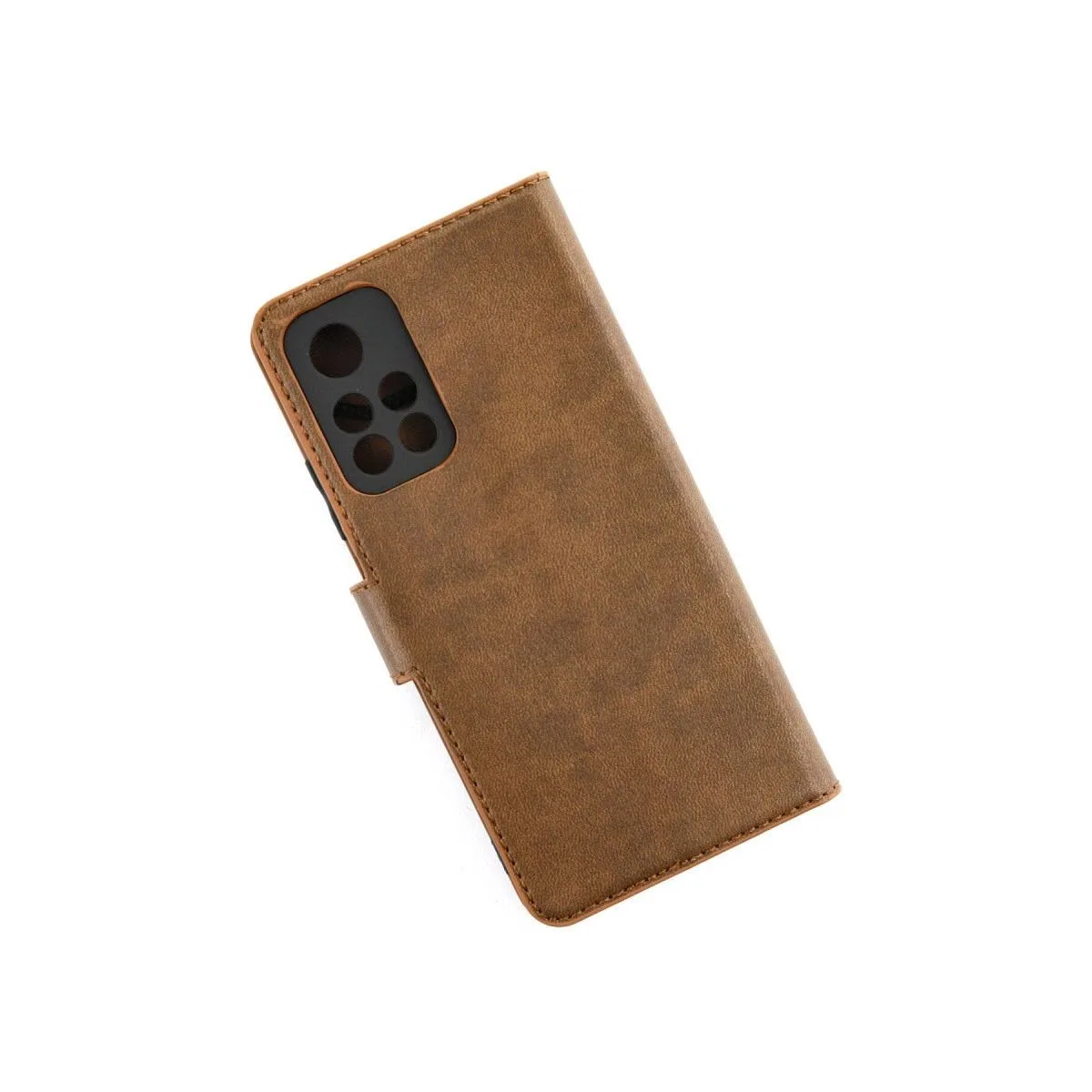 Xiaomi Redmi Note 11t Kılıf Trend S Plus Kapaklı Kılıf - Taba görsel 2