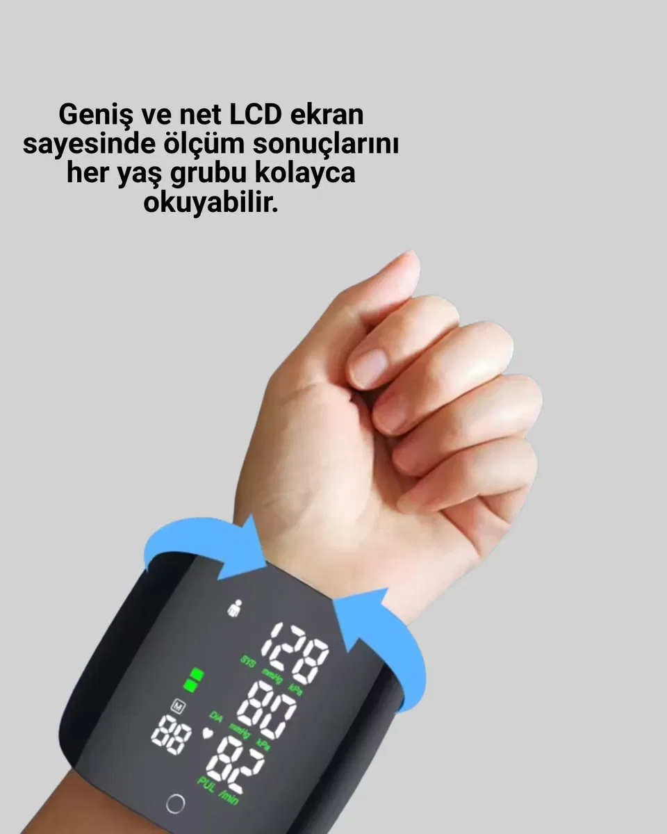 Renkli Risk Göstergeli Tansiyon Aleti görsel 5