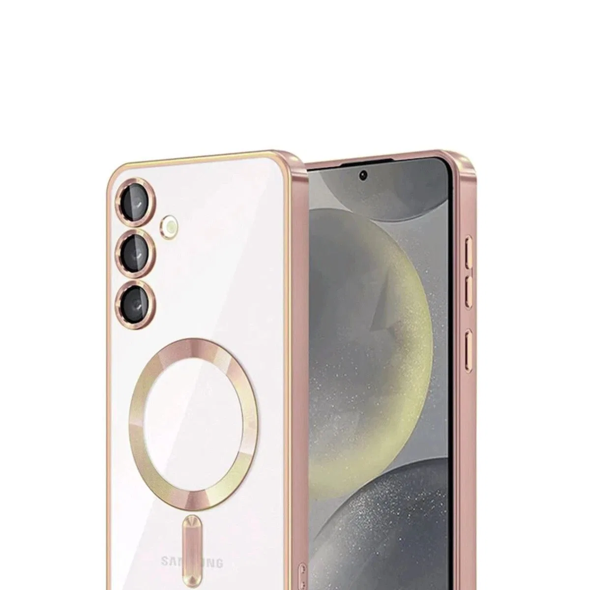 Samsung Galaxy A16 5g Kross Magneticsafe Kapak - Rose görsel 2