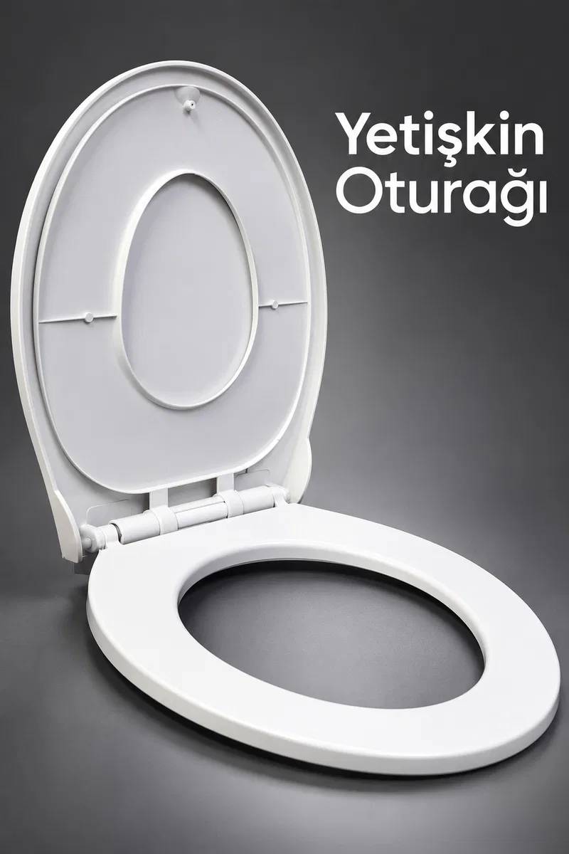 Çift Kullanımlı Çocuk ve Yetişkin Klozet Kapağı