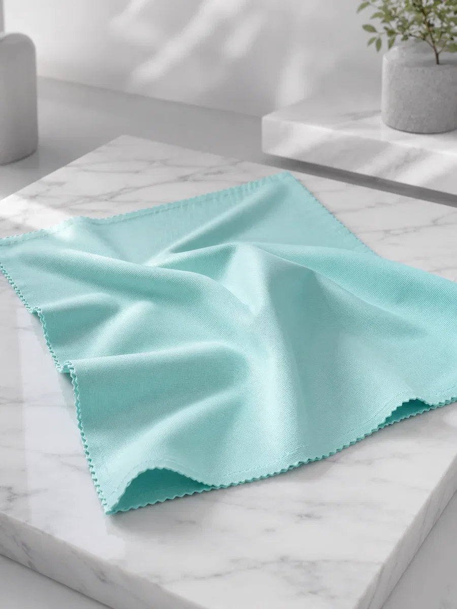 Cam Ayna ve Parlak Yüzeyler İçin Mikrofiber Temizlik Bezi Leke ve İz Bırakmaz görsel 3