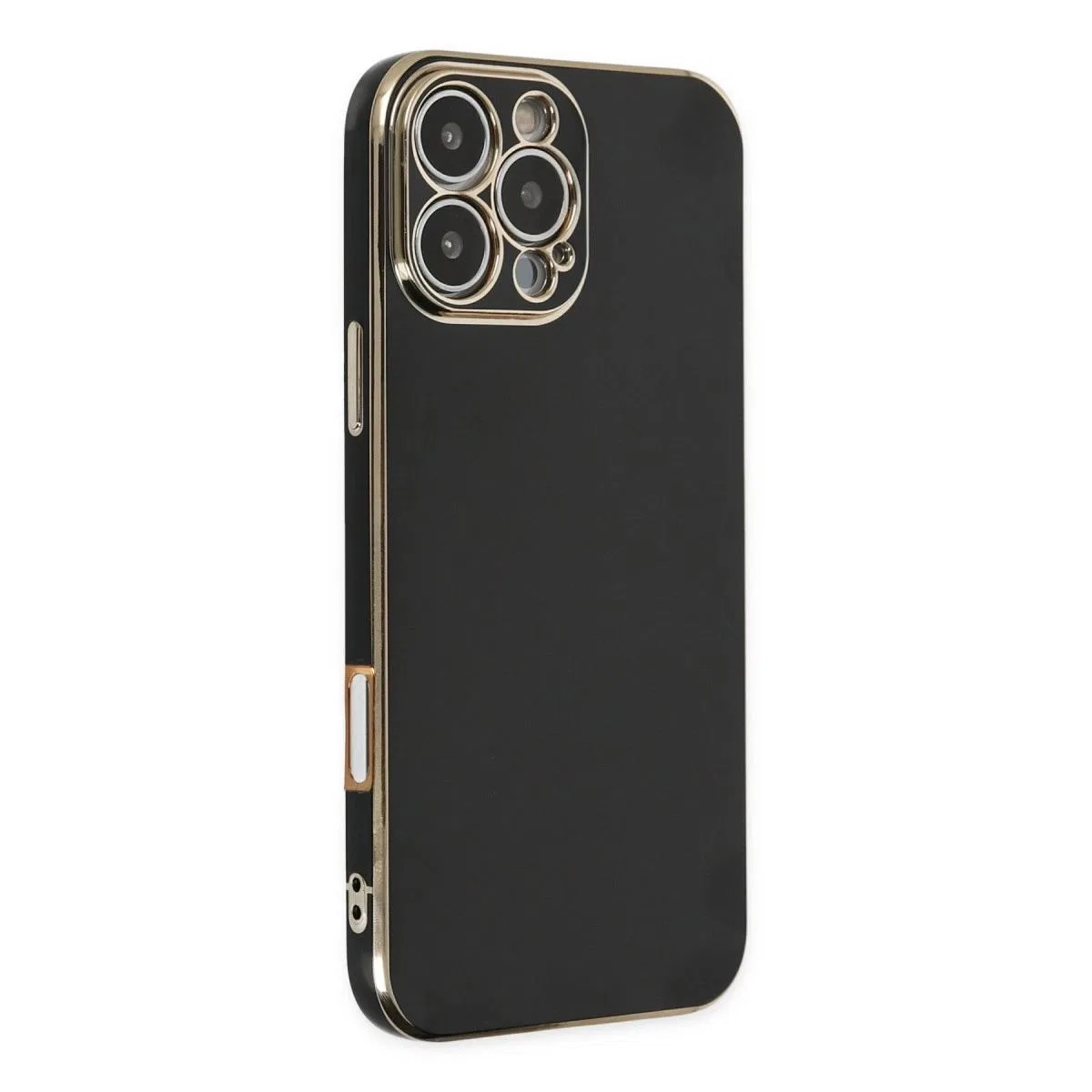Apple İphone 16 Pro Kılıf Volet Silikon - Siyah