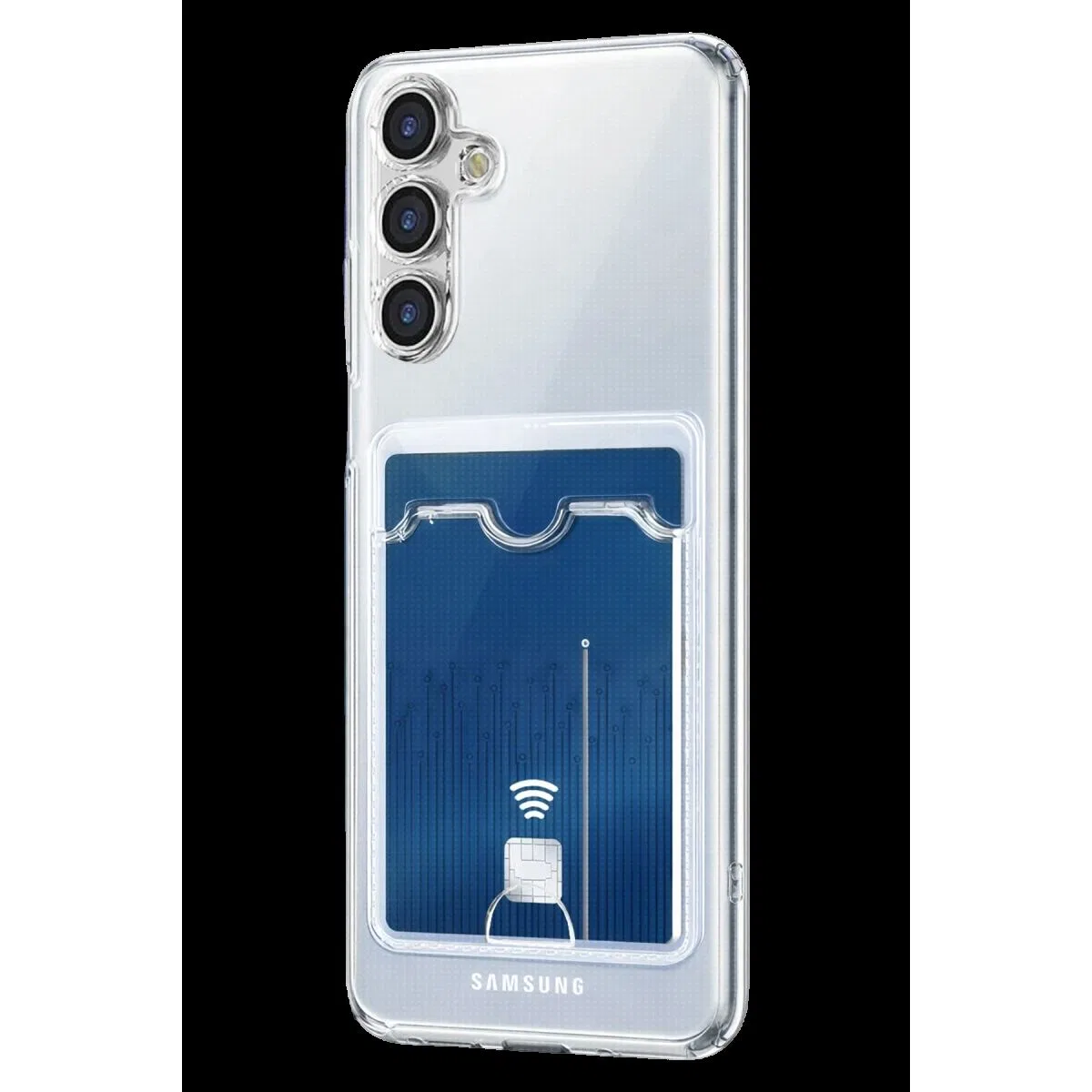 Samsung Galaxy A57 5g Kart Şeffaf Silikon - Şeffaf görsel 2