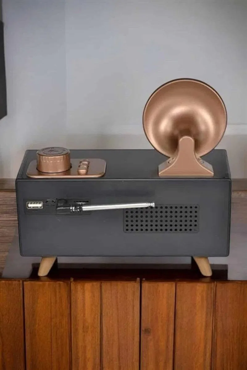 Nostaljik Görünümlü Bluetooth Bağlantılı Speaker görsel 5