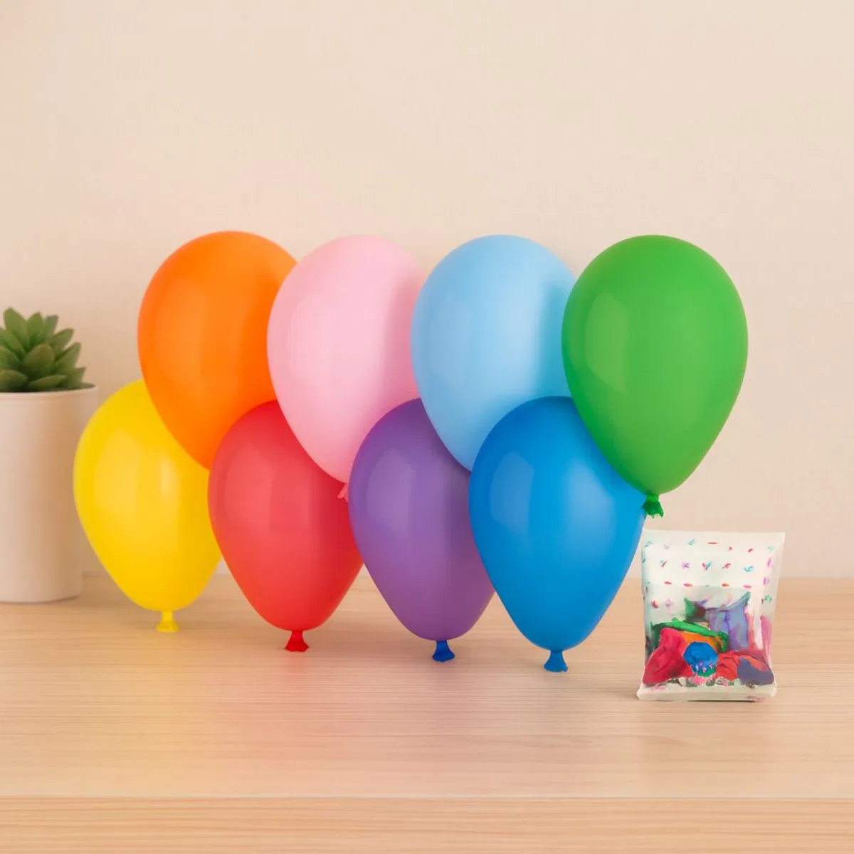 Klasik Renkli Lateks Balon 100'lü