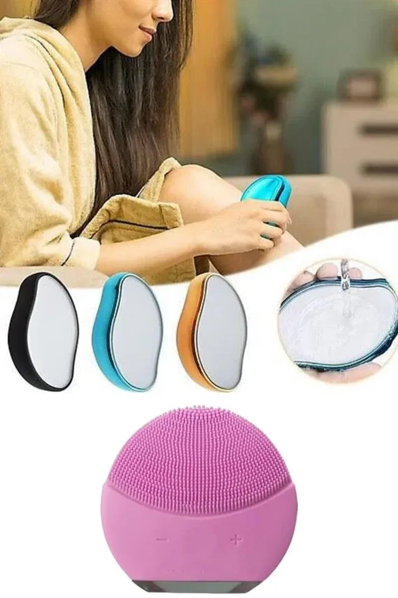 Crystal Eraser Epilasyon Aleti ve Titreşimli Yüz Temizleme Masaj Aleti görsel 5