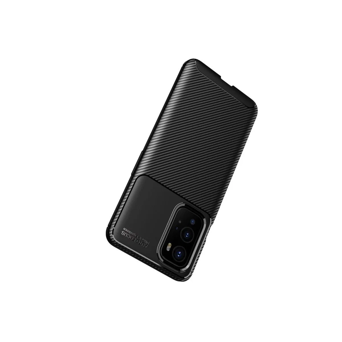 One Plus 9 Pro Kılıf Auto Focus Karbon Kapak - Siyah görsel 5
