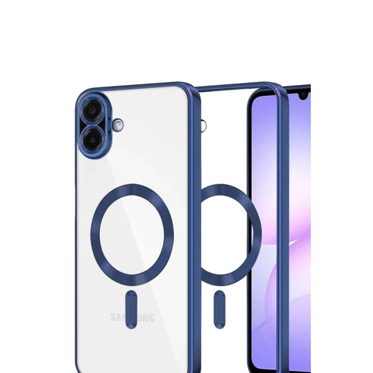 Samsung Galaxy A07 4g Kross Magneticsafe Kapak - Lacivert görsel 2