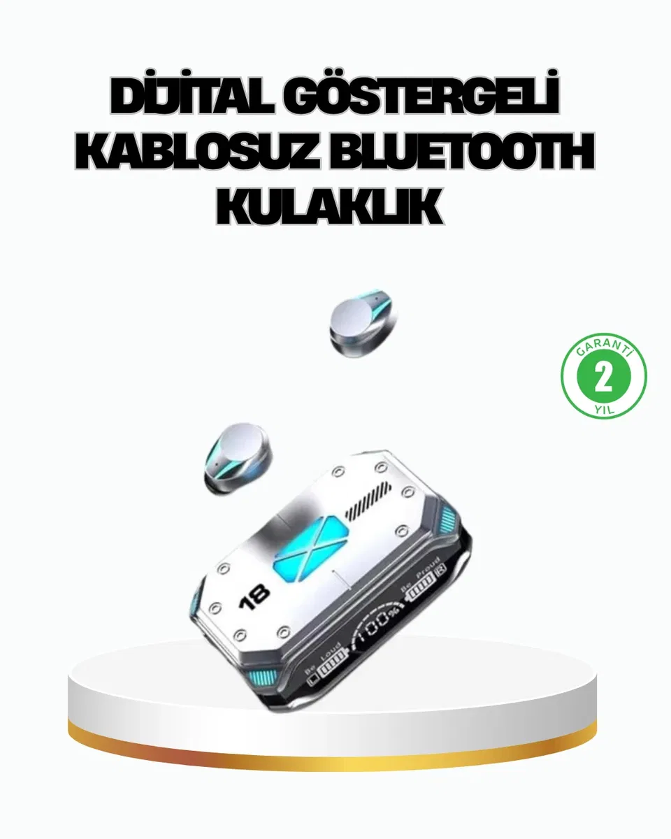 Bluetooth 5. 3 Teknolojili Kablosuz Kulaklık – Anında Bağlantı, Kesintisiz Ses, Yüksek Performans
