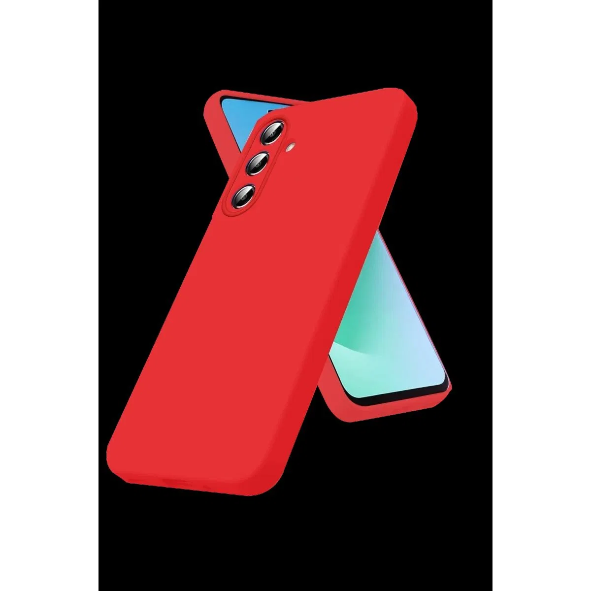 Newface Samsung Galaxy A27 5g First Silikon - Kırmızı