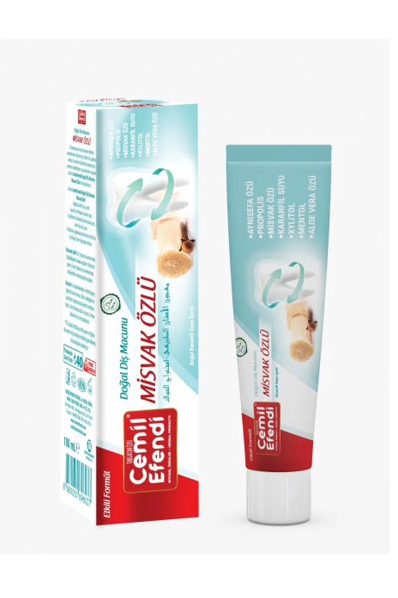 3 Adet Misvak Özlü Karanfil Sulu Diş Macunu 100 Ml görsel 3