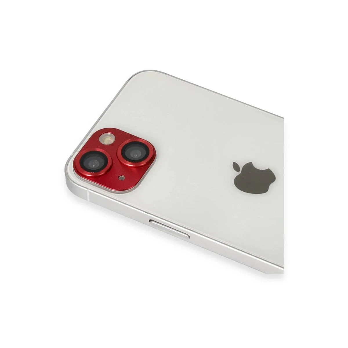 Apple İphone 13 Pers Alüminyum Kamera Lens - Kırmızı görsel 3