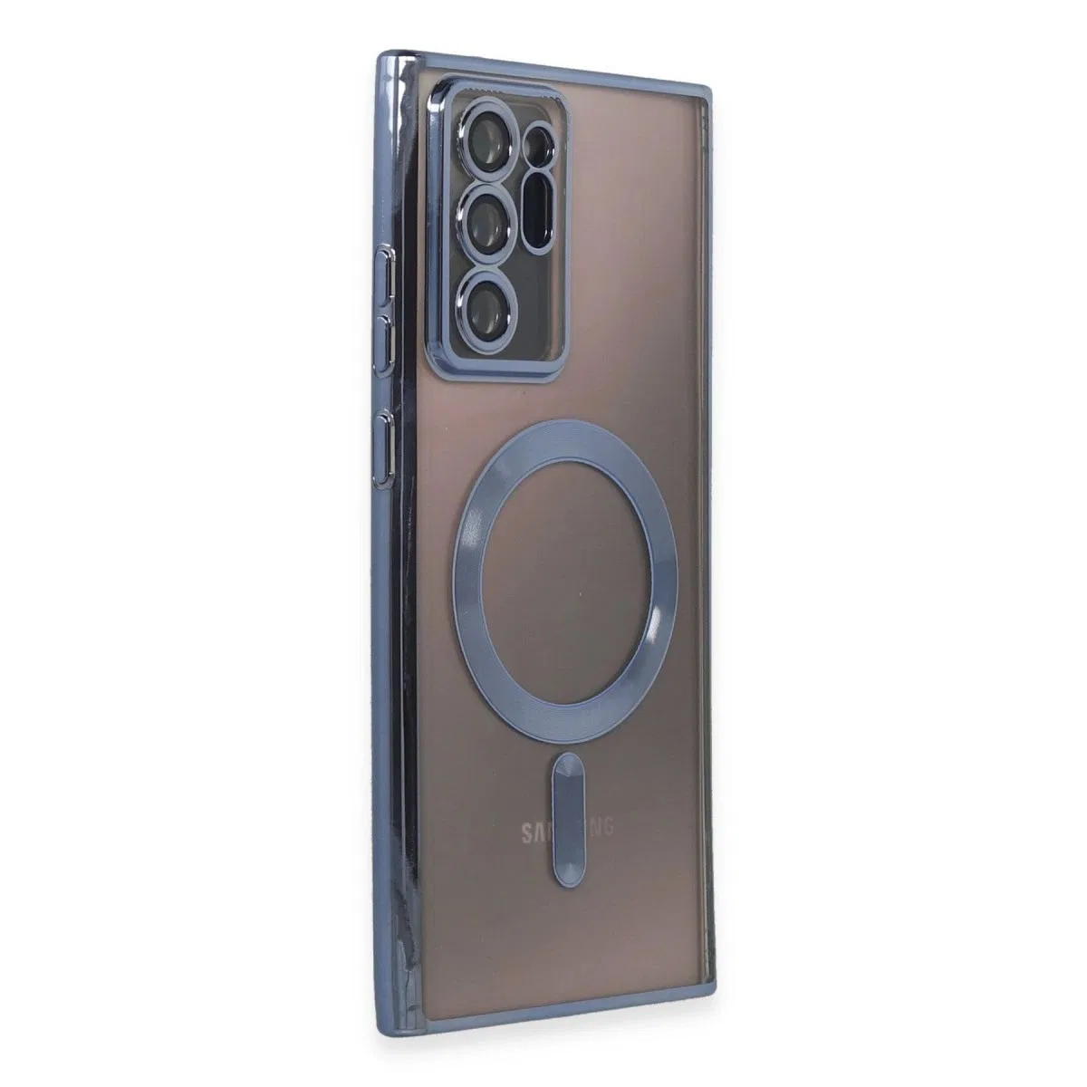 Samsung Galaxy Note 20 Ultra Kılıf Kross Magneticsafe Kapak - Sierra Blue görsel 2