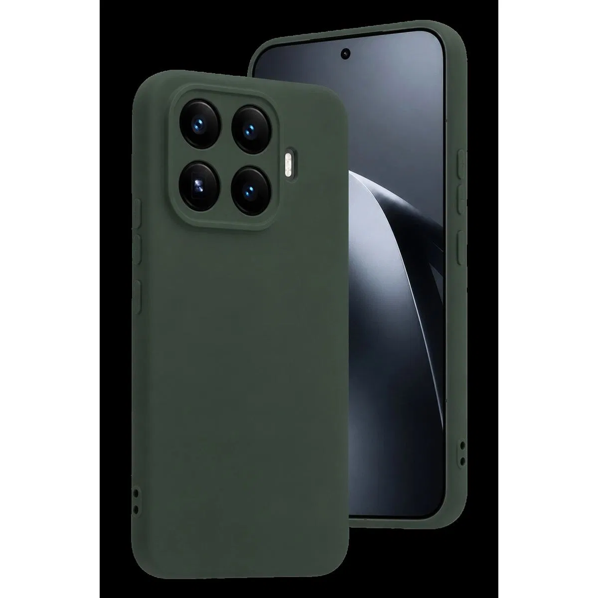 Xiaomi Mi 17t Pro First Silikon - Koyu Yeşil