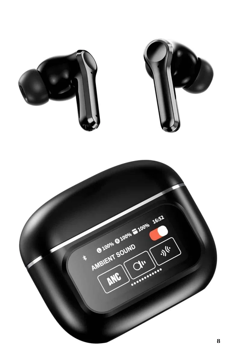 2025 Model Bluetooth Kulaklık Dokunmatik Ekran Yüksek Ses Kalitesi Yeni Nesil görsel 3