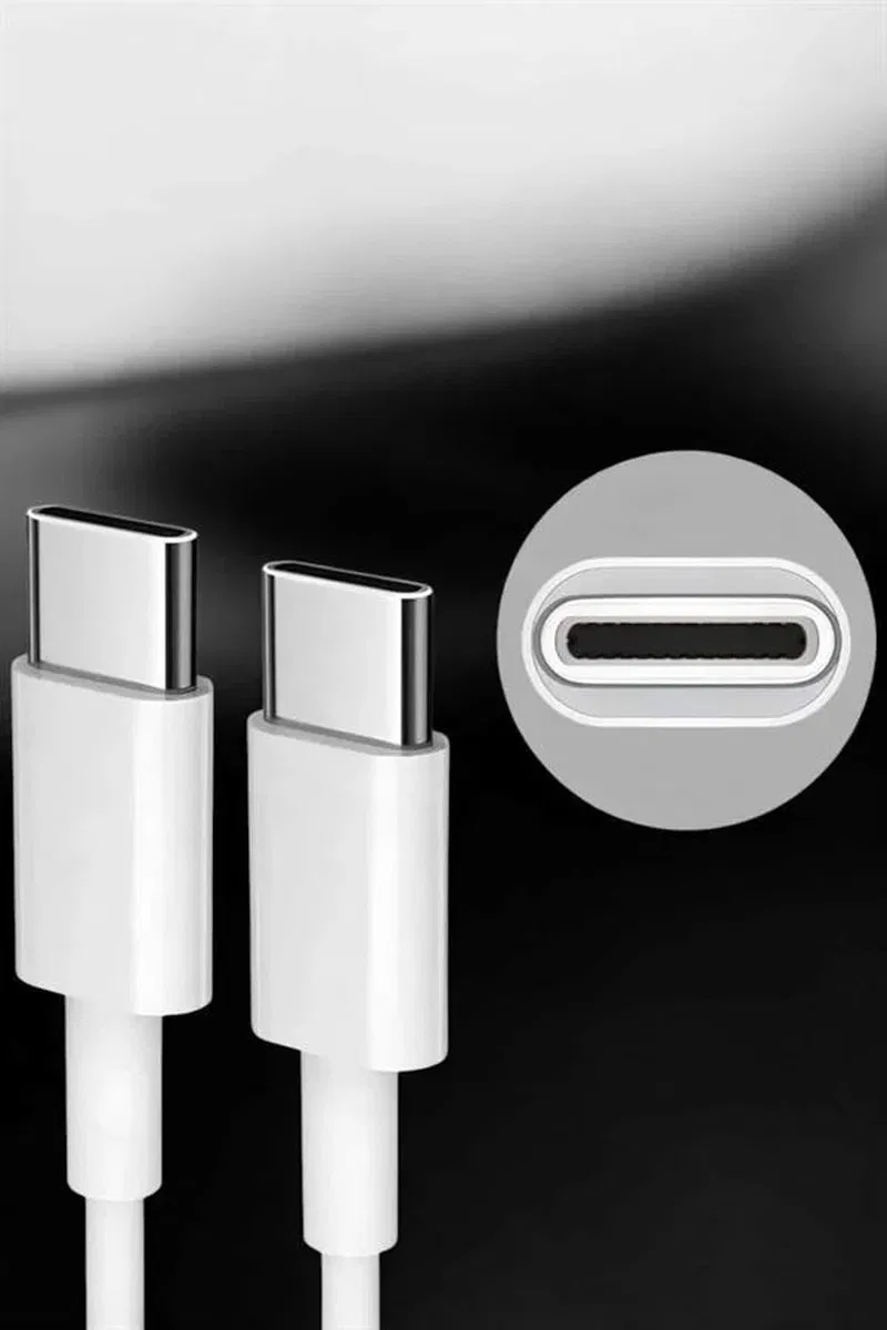 İOS Uyumlu Type-C Girişli Hızlı Şarj 15/15 Pro Max Adaptör ve Kablosu görsel 3