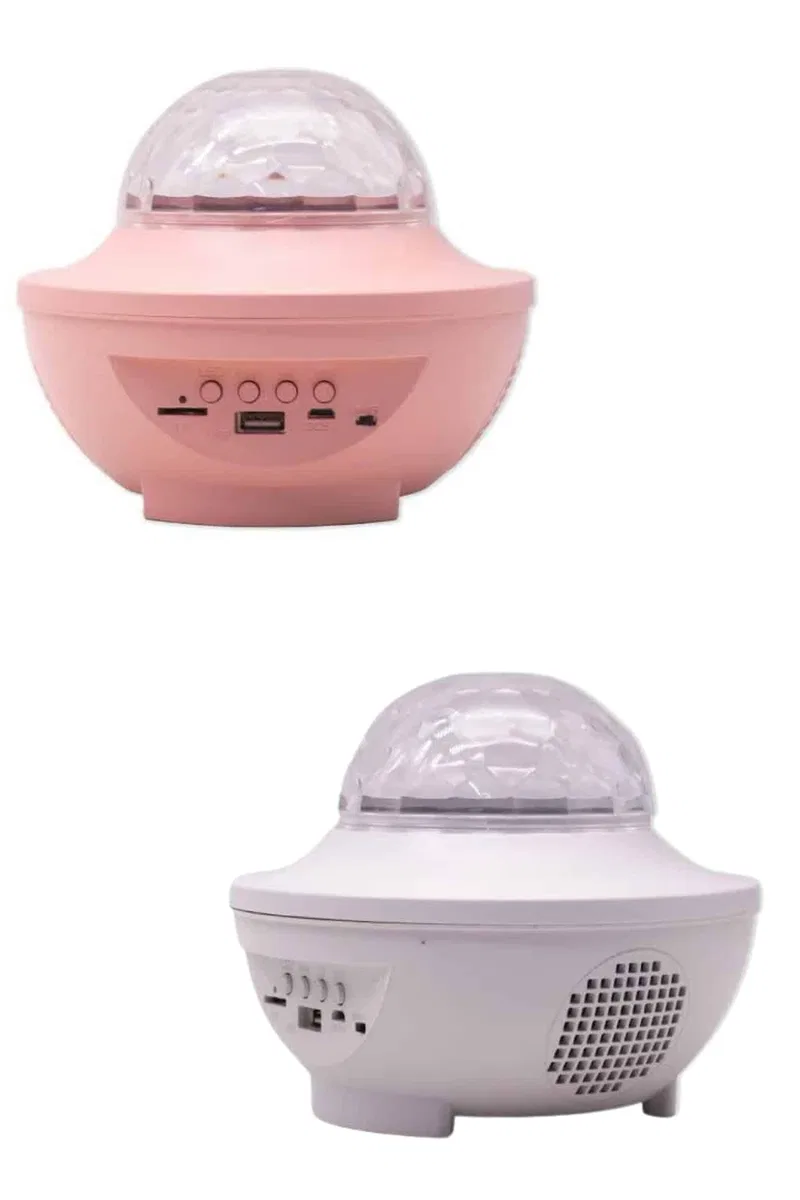 Dönen Işıklı Disko Topu Projektör Müzik Çalarlı Disco Speaker görsel 4