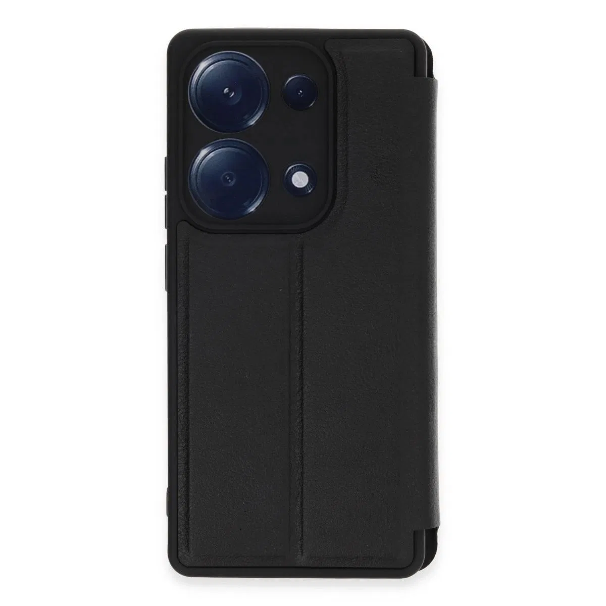 Xiaomi Redmi Note 13 Pro 4g Kılıf Flip Cover - Siyah görsel 3