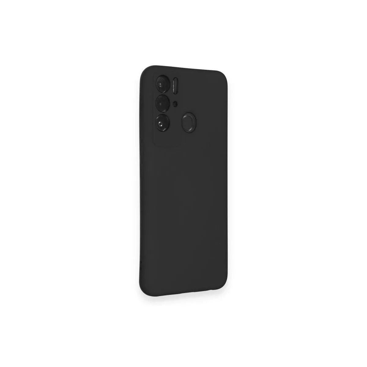 Tecno Pova Neo Kılıf Nano İçi Kadife Silikon - Siyah görsel 2