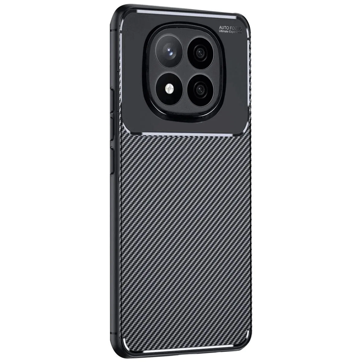 Xiaomi Redmi Note 14 Pro 5g Kılıf Auto Focus Karbon Kapak - Siyah görsel 3