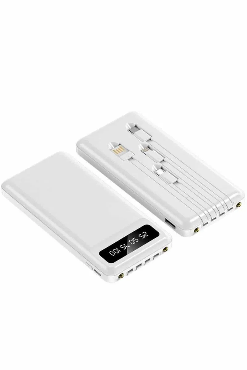 4 Çıkışlı 20. 000 Mah Powerbank Uzun Pil Ömürlü Taşınabilir görsel 2