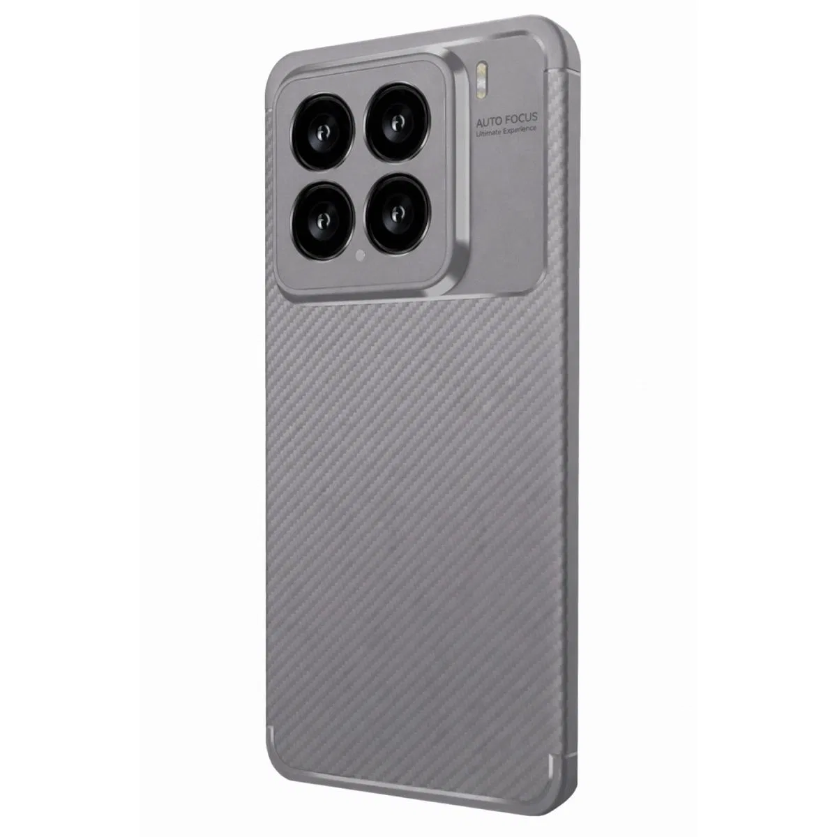 Xiaomi Mi 15 Kılıf Auto Focus Karbon Kapak - Gri