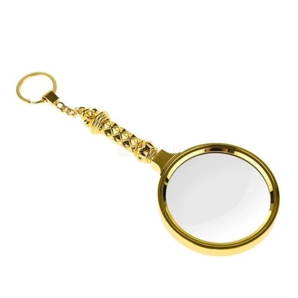 5x90mm Tüm Metal Altın Renkli, Hediye Büyüteç, optik Lensler Ile Çinko Alaşım Metal Çerçeve