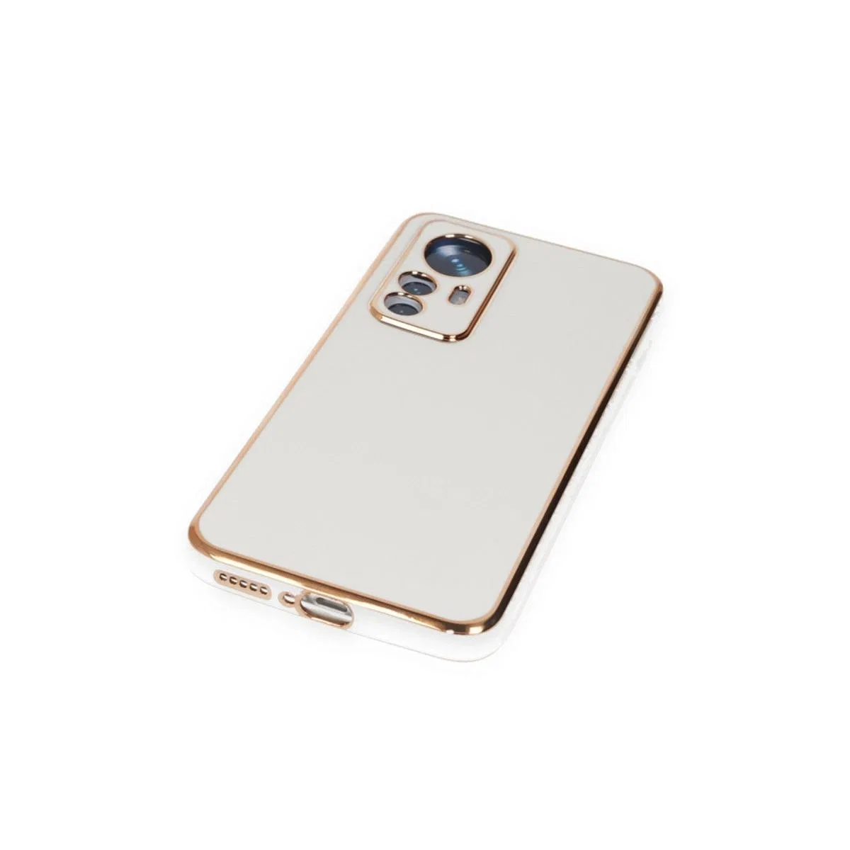 Xiaomi Mi 12t Pro Kılıf Volet Silikon - Beyaz görsel 5