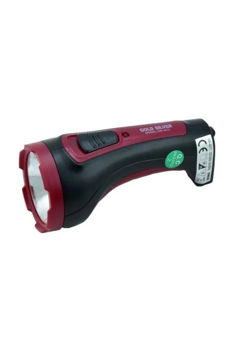 Gold Sılver Gs-4211 1 Watt Şarjlı El Feneri görsel 3